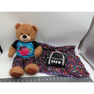 Build a Bear Plush Basketball Emoji‎ Outfit Blanket Pillow Duffle Lot Stuffed